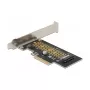 Delock PCI Express x4 Karte zu 1 x internem NVMe M.2 Key M 80 mm - Low Profile Formfaktor 90047