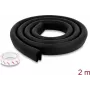 Delock PE-Schaumstoff Kantenschutzprofil 35 x 12 mm, 2 m, Schwarz 18486