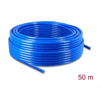 Delock Pneumatikschlauch 10 x 6,5 mm, 50 m Rolle, Blau