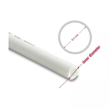 DELOCK Pneumatikschlauch 12 x 8 mm 50 m Rolle Weiß