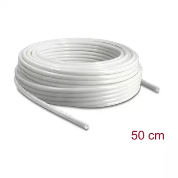 DELOCK Pneumatikschlauch 12 x 8 mm 50 m Rolle Weiß