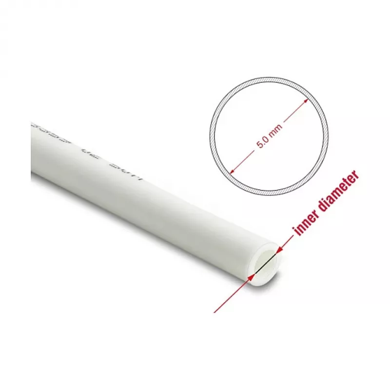 Delock Druckluftschlauch 8 x 5 mm 50 m Rolle Weiß (PU)