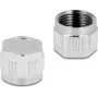 Delock Schutzkappe für M12-Steckverbinder, zum Aufschrauben, Metall, IP67 staubdicht & wasserdicht 60842