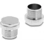 Delock Schutzkappe für M12-Buchse, verschraubbar, Metall, IP67 staub- und wasserdicht (60843)