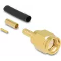 Delock RP-SMA Crimpstecker für RG-174/RG-316/RG-188, vergoldete Kontakte, 50 Ohm 91788