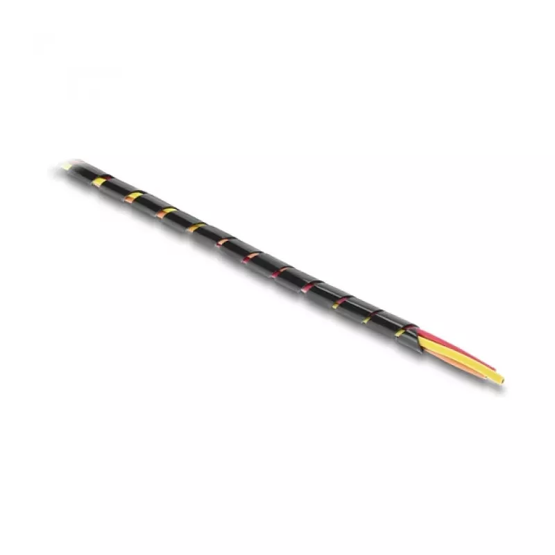 Delock Spiralschlauch 6 mm Durchmesser 10 m Schwarz