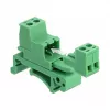 DELOCK Klemmenblock-Set für DIN-Schiene 2-polig Rastermaß 5,08 mm gewinkelt