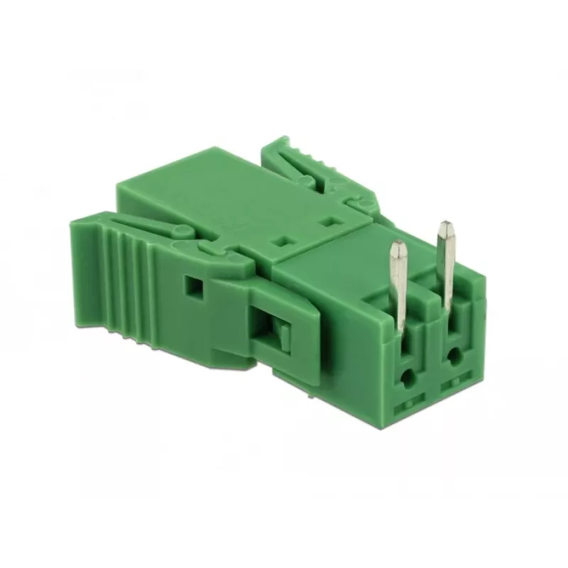 Delock Klemmenblock-Set für Leiterplatte 2-polig 3,81 mm Rastermaß horizontal 65952