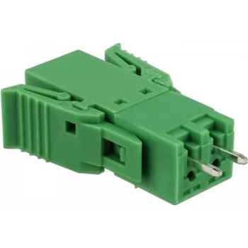Delock Klemmenblock-Set für Leiterplatte 2-polig 3,81 mm Rastermaß vertikal (65968)