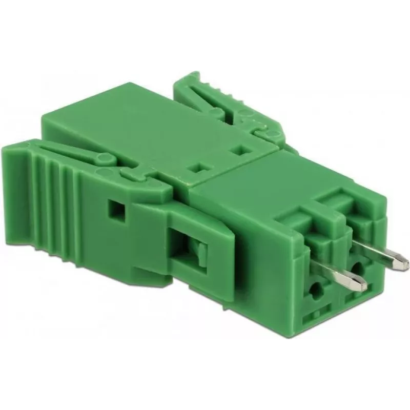 Delock Klemmenblock-Set für Leiterplatte 2-polig 3,81 mm Rastermaß vertikal (65968)