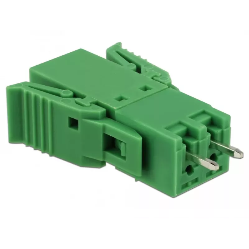 Delock Klemmenblock-Set für Leiterplatte 2-polig 3,81 mm Rastermaß vertikal (65968)