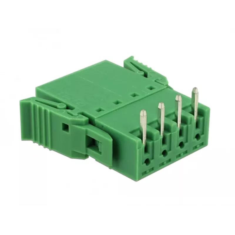 Delock Klemmenblock-Set für Platine 4-polig 3,81 mm Rastermaß horizontal (65954)