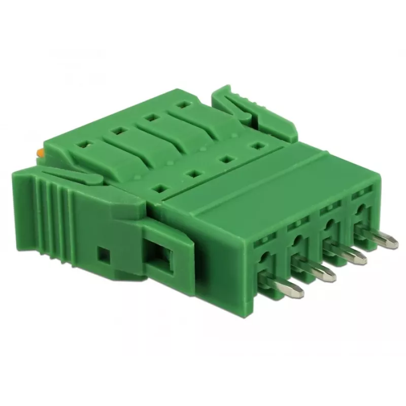 Delock Klemmenblock-Set für Platine 4-polig 3,81 mm Rastermaß vertikal (65970)