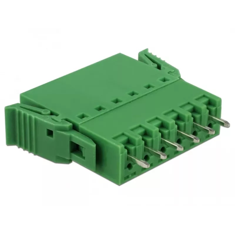 Delock Klemmenblock-Set für Platine 6-polig 3,81 mm Rastermaß vertikal (65972)