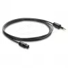Delock TOSLINK-Kabel Mini TOSLINK 3,5-mm-Stecker auf TOSLINK-Stecker, Ø 2,2 mm, 1,5 m, Schwarz