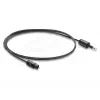 Delock TOSLINK-Kabel Mini TOSLINK 3,5-mm-Stecker auf TOSLINK-Stecker, Ø 2,2 mm, 1 m, Schwarz