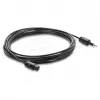 Delock TOSLINK-Kabel Mini TOSLINK 3,5-mm-Stecker auf TOSLINK-Stecker, Ø 2,2 mm, 3 m, Schwarz