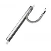 DELTA ATLO-KPS-21X262/SHEEL-S Einbau-Kabeldurchführung mit Bürstendichtung, eloxiertes Silber, 262 mm