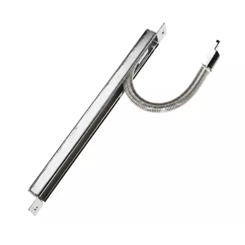 DELTA ATLO-KPS-21X262/SHEEL-S Einbau-Kabeldurchführung mit Bürstendichtung, eloxiertes Silber, 262 mm