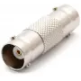 DELTA BNC Buchse auf BNC Buchse Kupplungsadapter, 75 Ohm, vernickeltes Messing, Doppel-BNC-BNC