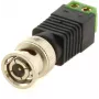 DELTA BNC-W/S BNC-Stecker, Twist-On, für RG59 Koaxialkabel, 75 Ohm, vernickeltes Messing, werkzeuglose Montage
