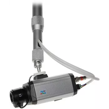 DELTA BR-60X120 Teleskop-Deckenhalterung für CCTV-Kameras, 710–1220 mm, Weiß