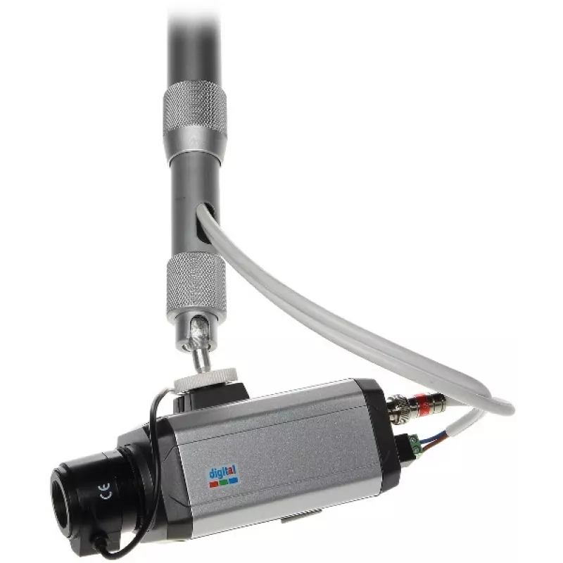DELTA BR-60X120 Teleskop-Deckenhalterung für CCTV-Kameras, 710–1220 mm, Weiß
