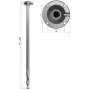 DELTA BR-60X120 Teleskop-Deckenhalterung für CCTV-Kameras, 710–1220 mm, Weiß