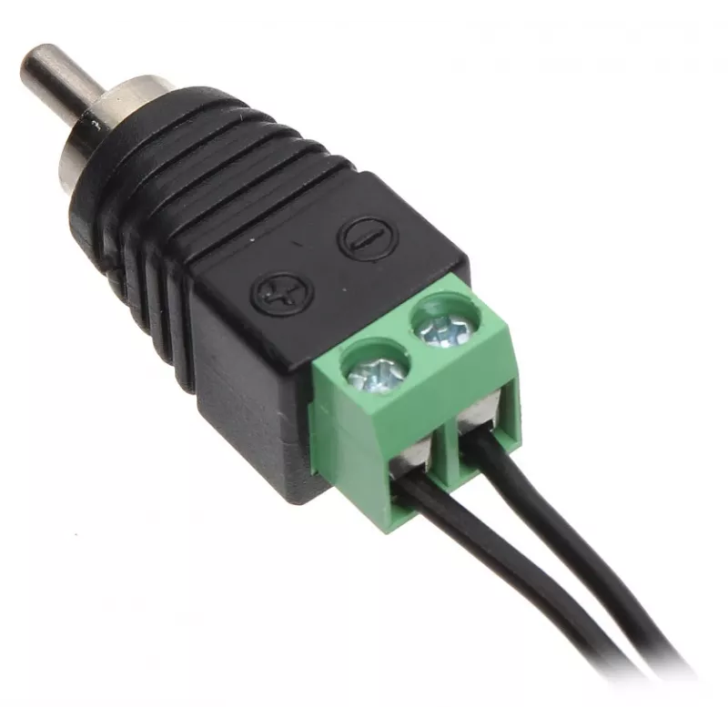DELTA CINCH-W/S RCA-Stecker, Weiß, vergoldet, Lötanschluss