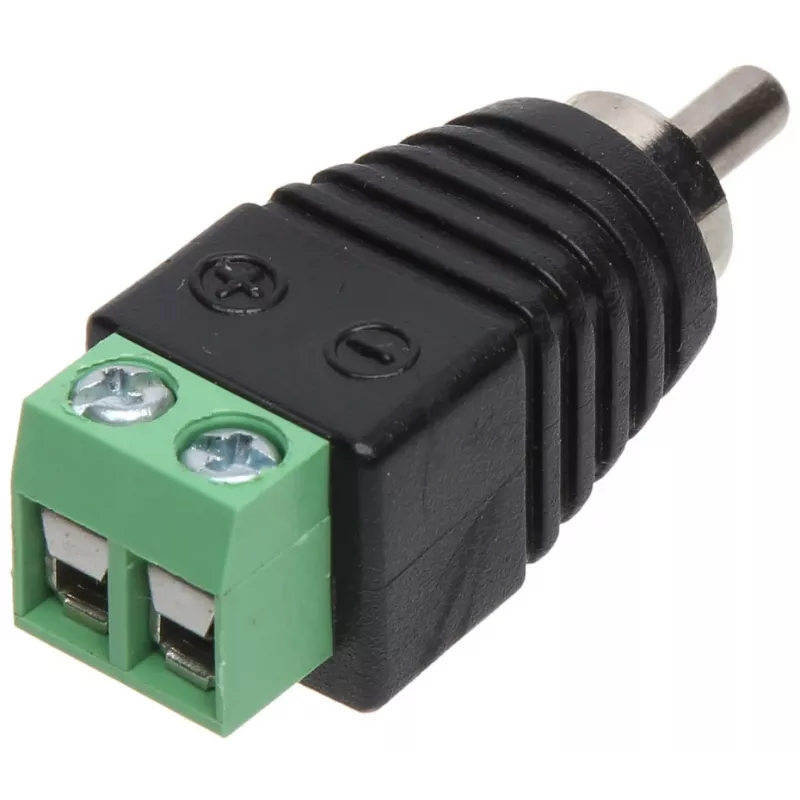 DELTA CINCH-W/S RCA-Stecker, Weiß, vergoldet, Lötanschluss