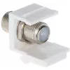 DELTA FX-F1 Glasfaser-Keystone-Modul, SC Simplex/LC Duplex Adapter, Weiß