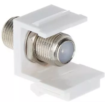 DELTA FX-F1 Glasfaser-Keystone-Modul, SC Simplex/LC Duplex Adapter, Weiß