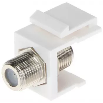 DELTA FX-F1 Glasfaser-Keystone-Modul, SC Simplex/LC Duplex Adapter, Weiß