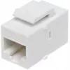 DELTA FX-RJ45-G/RJ45-G/6 Geschirmter Cat6 Keystone Jack, werkzeuglos, Goldkontakte