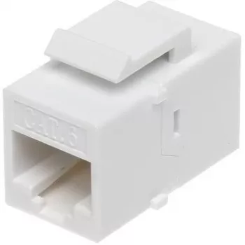 DELTA FX-RJ45-G/RJ45-G/6 Geschirmter Cat6 Keystone Jack, werkzeuglos, Goldkontakte