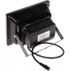 Delta IRL-30/120 Outdoor-Infrarotstrahler, 850nm, 30m Reichweite, 120° Abstrahlwinkel, IP66, Schwarz