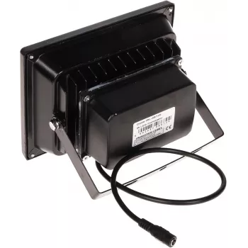 Delta IRL-30/120 Outdoor-Infrarotstrahler, 850nm, 30m Reichweite, 120° Abstrahlwinkel, IP66, Schwarz