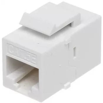 DELTA Keystone-Modul FX-RJ45-G/RJ45-G Cat.6 UTP RJ45 Buchse zu RJ45 Buchse Kupplung, Grau
