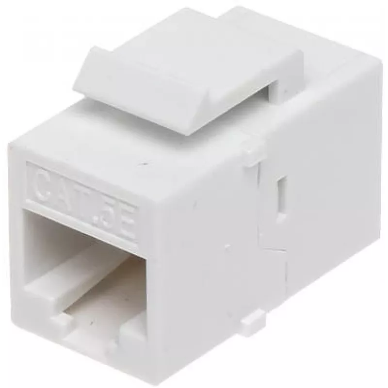 DELTA Keystone-Modul FX-RJ45-G/RJ45-G Cat.6 UTP RJ45 Buchse zu RJ45 Buchse Kupplung, Grau