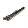 DELTA PD-6/R-SPD-3L 6-fach Steckdosenleiste mit Überspannungsschutz, 2-poliger Schalter, 1,5 m Kabel, Typ E Steckdosen, 2300 W, Schwarz