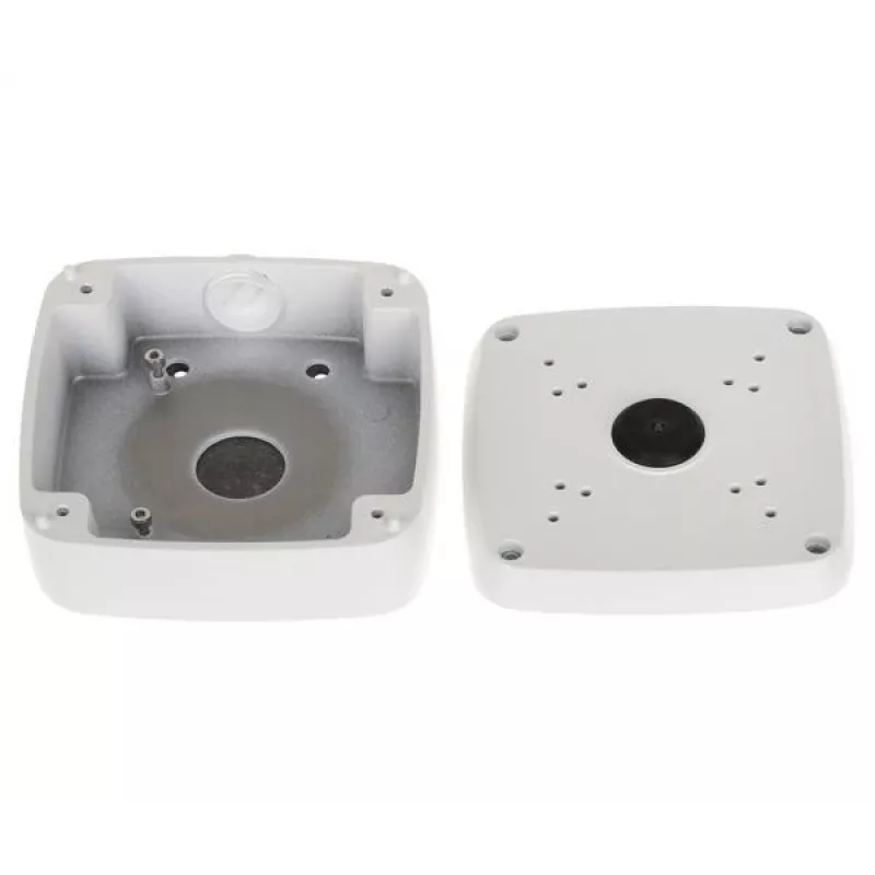 DELTA STG-PFA121 Anschlussdose Wandhalterung für Dahua Dome-Kameras, Weiß, IP66, Aluminium