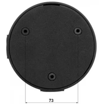 DELTA STG-PFA130-E Anschlussdose für Dahua Dome-Kameras, Wand-/Deckenmontage, Aluminium, Schwarz STG-PFA130-E(BLACK)