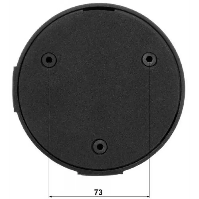 DELTA STG-PFA130-E Anschlussdose für Dahua Dome-Kameras, Wand-/Deckenmontage, Aluminium, Schwarz STG-PFA130-E(BLACK)