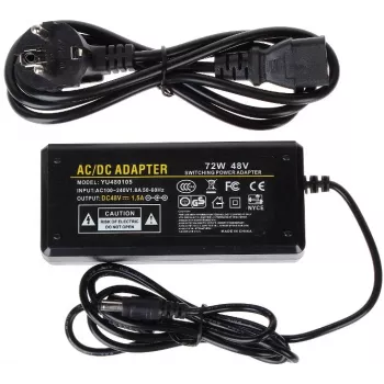 DELTA Schaltnetzteil 48V 1,5A 72W mit 5,5mm x 2,1mm DC-Stecker