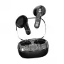 DELTACO Streetz BT TWS In-Ear-Kopfhörer Transparent Schwarz