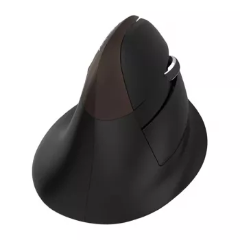 Delux M618 Mini Gold Ergonomische Maus - 2.4G / Bluetooth 5.0 / USB-C, 4000 DPI, Rechtshänder vertikal