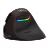 Delux M618 Mini Gold Ergonomische Maus - 2.4G / Bluetooth 5.0 / USB-C, 4000 DPI, Rechtshänder vertikal