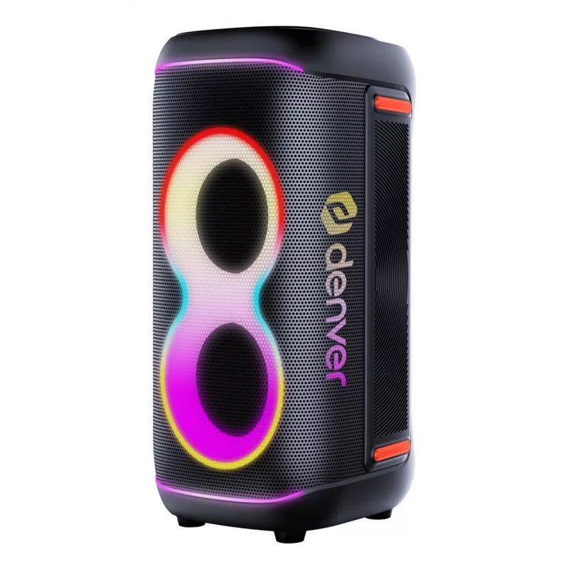 Denver BPS-370 Tragbarer Bluetooth-Party-Lautsprecher 1000W PMPO