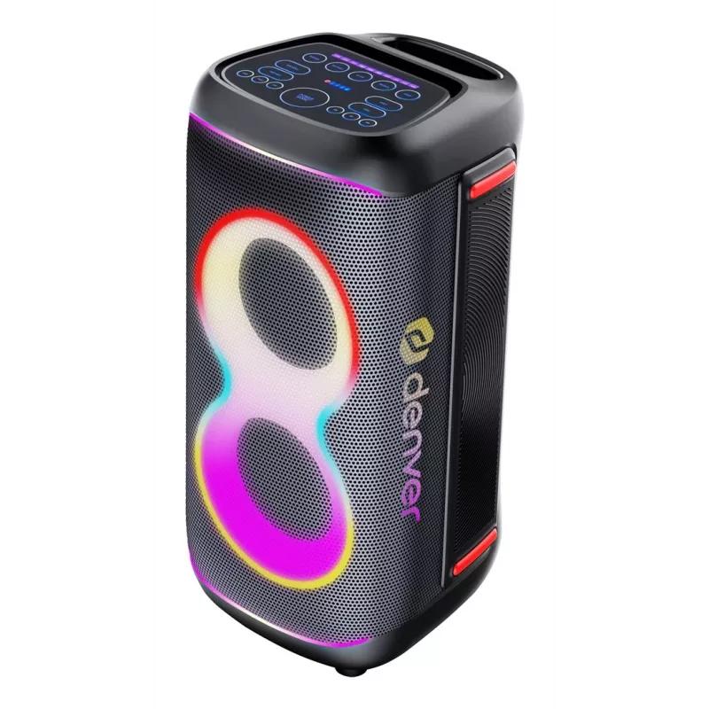 Denver BPS-370 Tragbarer Bluetooth-Party-Lautsprecher 1000W PMPO