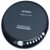 Denver DM-24 tragbarer CD-Player mit Kopfhörern, Schwarz